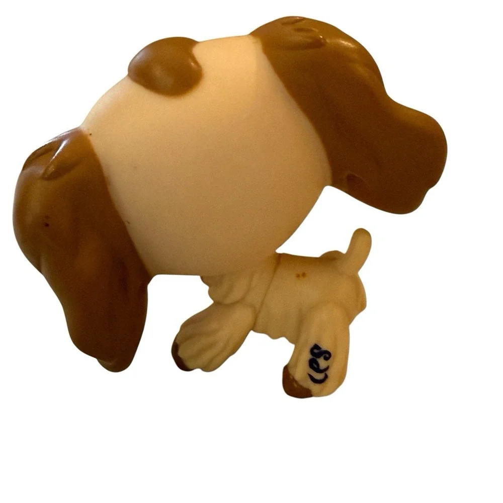 Rare Littlest Pet Shop LPS #1963 Nintendo DS Pink Heart Ear Cocker Spaniel